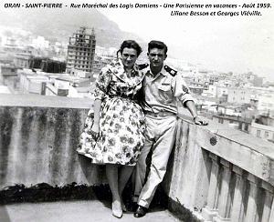 2905- Oran - Saint-Pierre - 8 Rue Marerchal des Logis Damiens - 28 Aout 1959